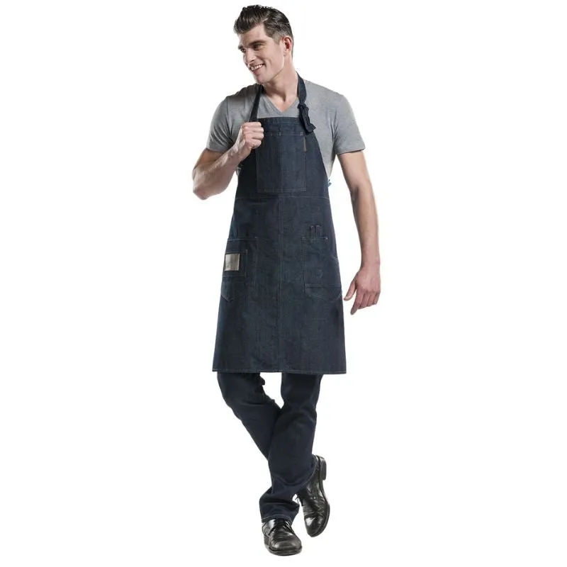 Multi-pocket Denim Jean Apron - CHAUD DEVANT