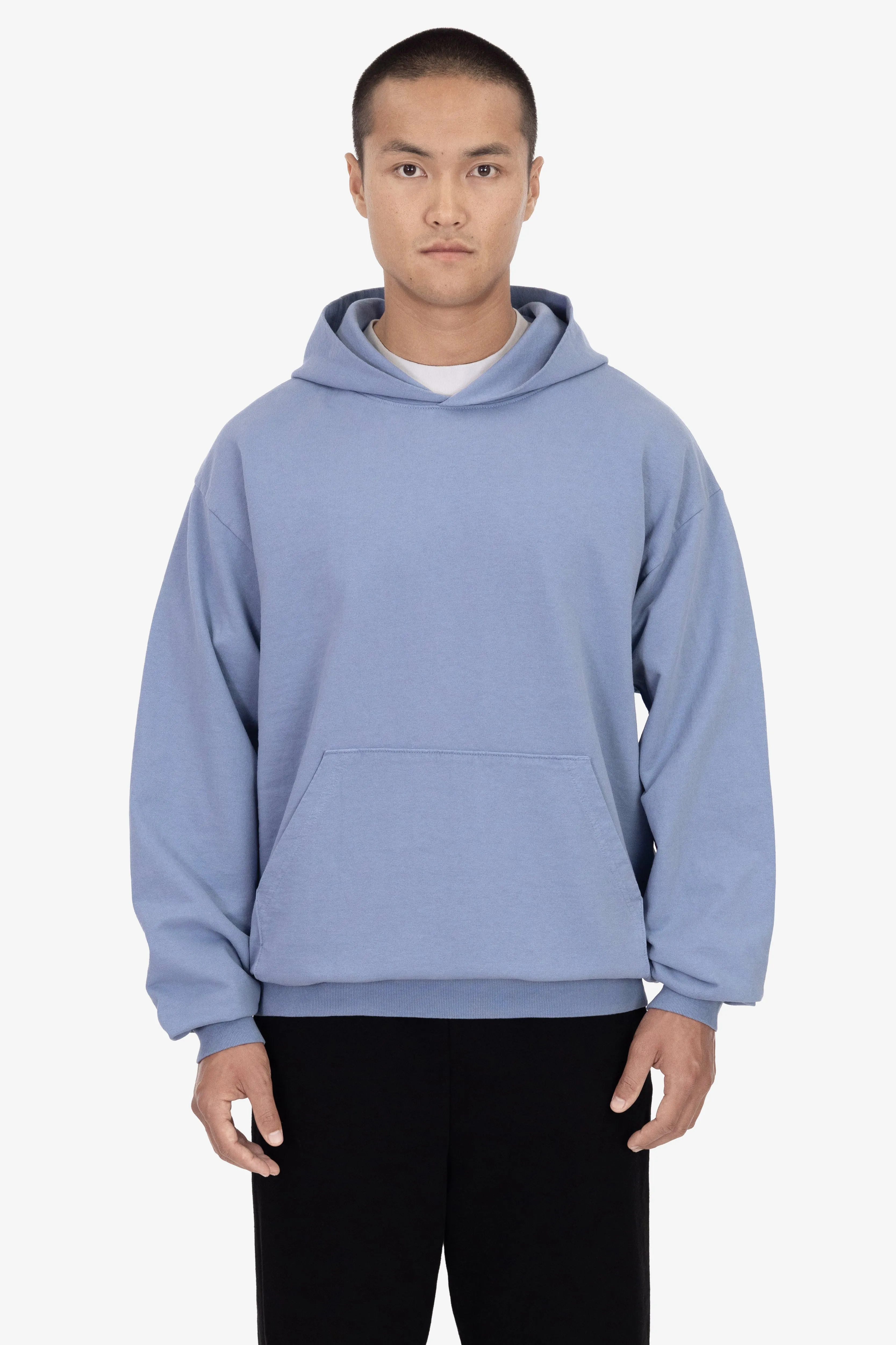 MWT09GD - Long Sleeve Garment Dye French Terry Pullover Hoodie