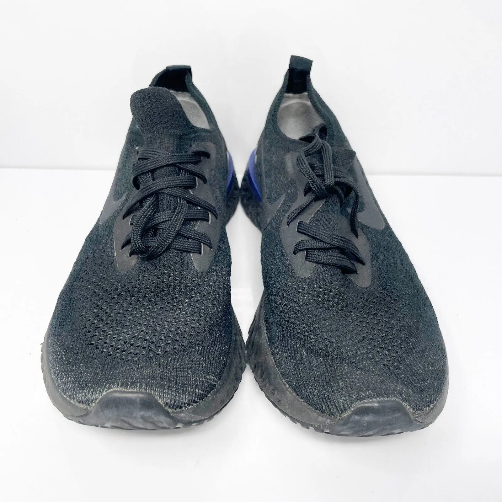 Nike Womens Epic React Flyknit AQ0070-004 Black Running Shoes Sneakers Size 8.5