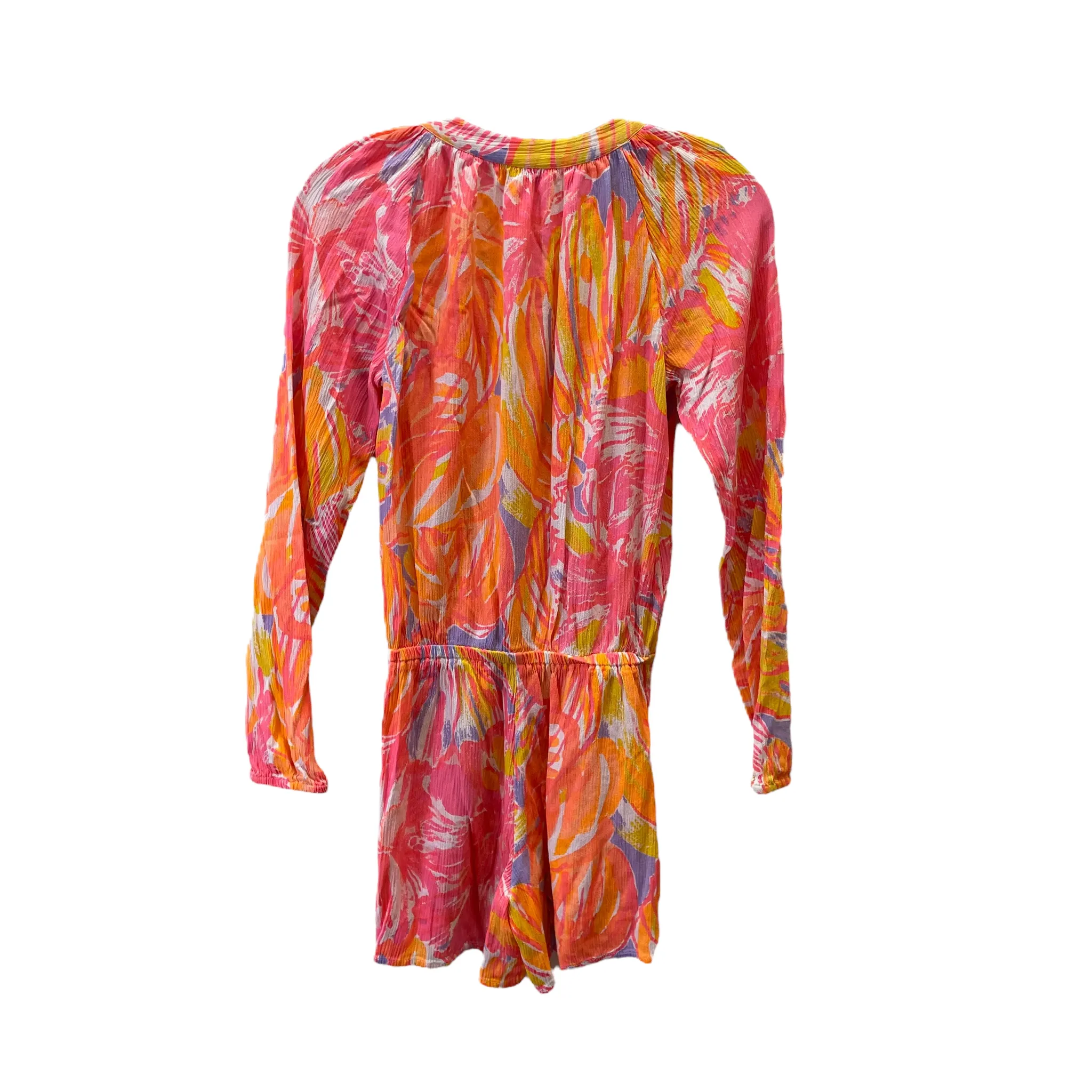 Orange & Pink Romper By Lilly Pulitzer, Size: Xxs