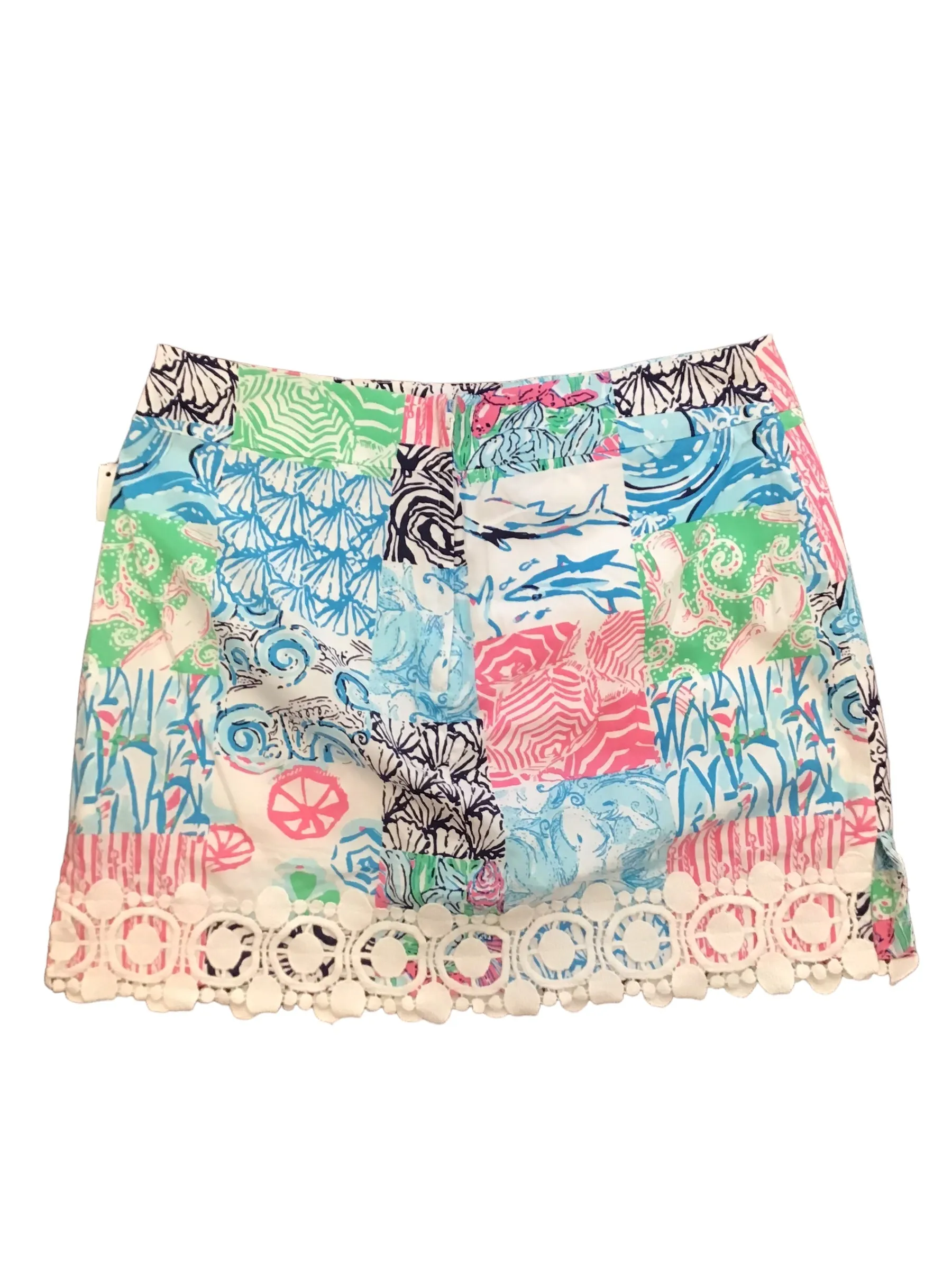 Pink & White Skirt Mini & Short Lilly Pulitzer, Size 2