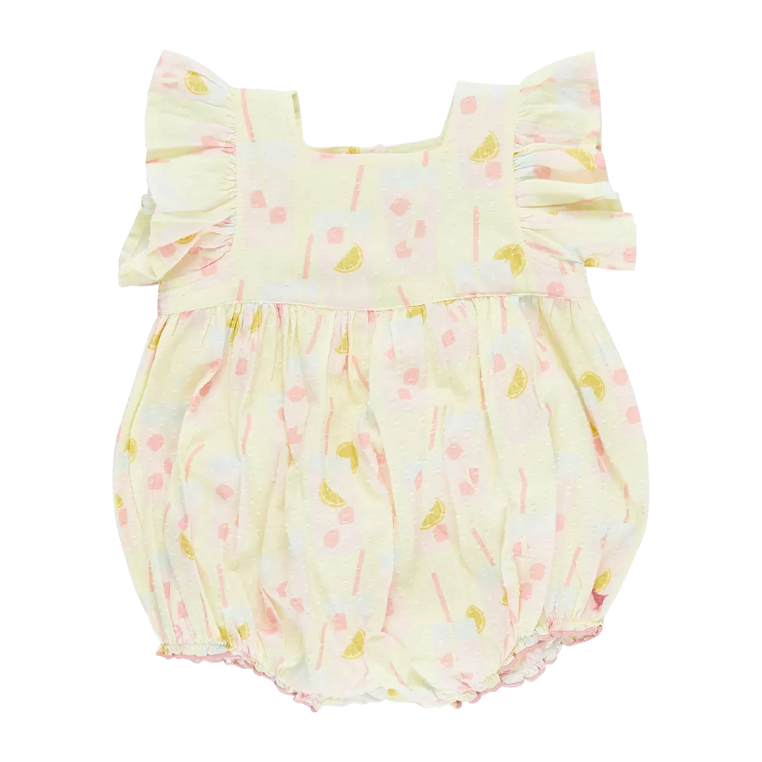 Pink Chicken Baby Girls Elsie Bubble - Pink Lemonade