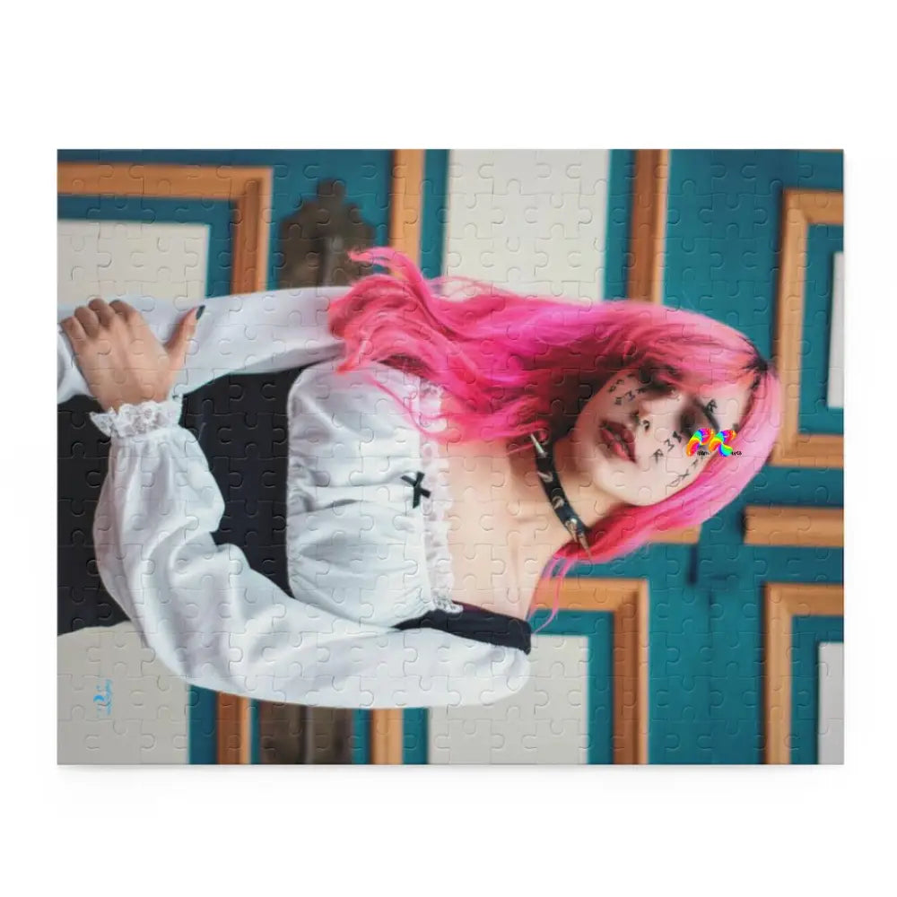 Pink Hair Girl Jigsaw Puzzle (120, 252, 500-Piece)