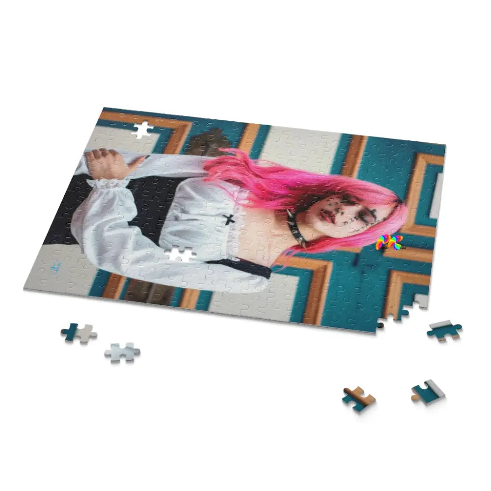 Pink Hair Girl Jigsaw Puzzle (120, 252, 500-Piece)