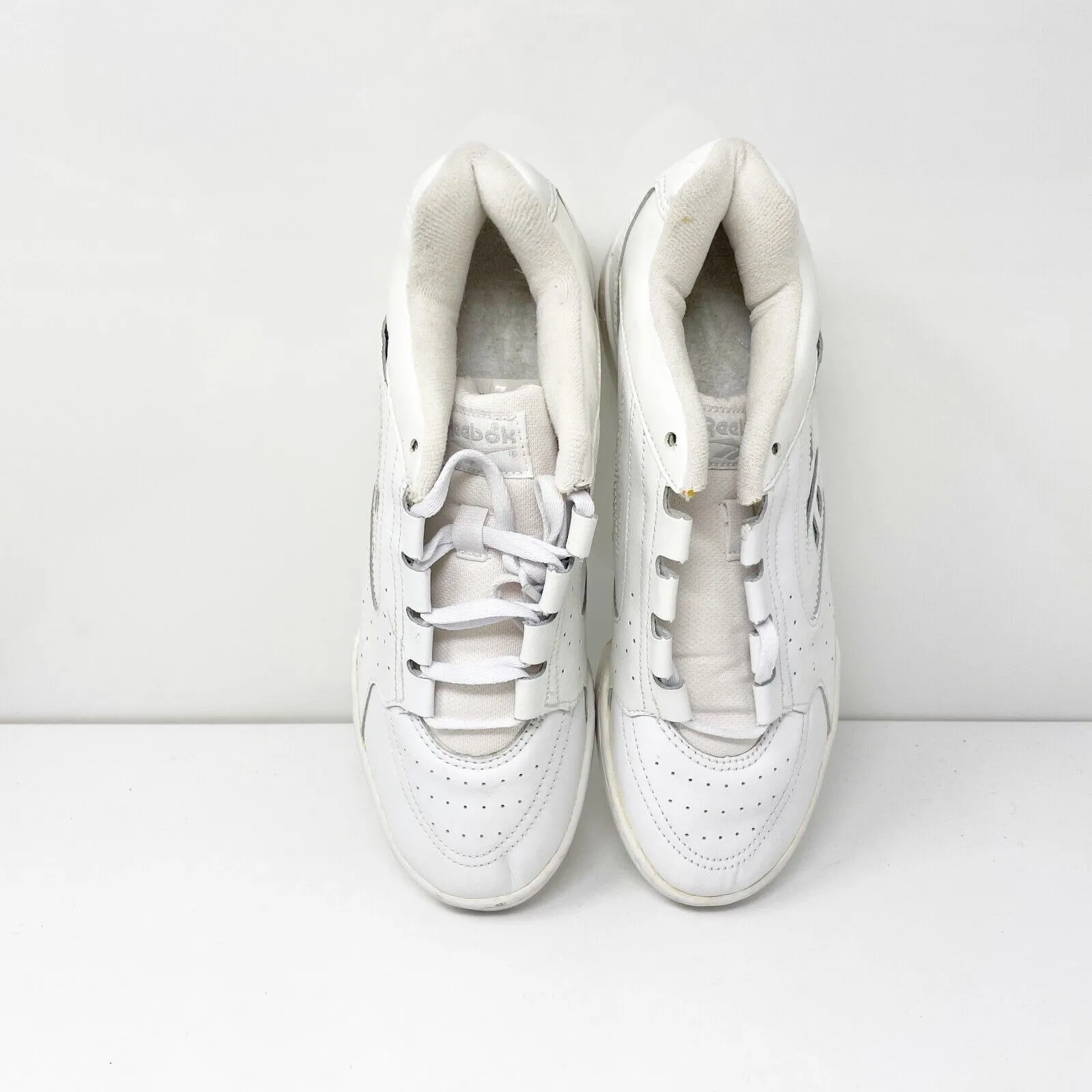 Reebok Womens Freestyle 6-40668 White Casual Shoes Sneakers Size 7.5