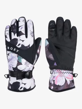 Roxy Jetty - Technical Snowboard/Ski Gloves for Girls 4-16