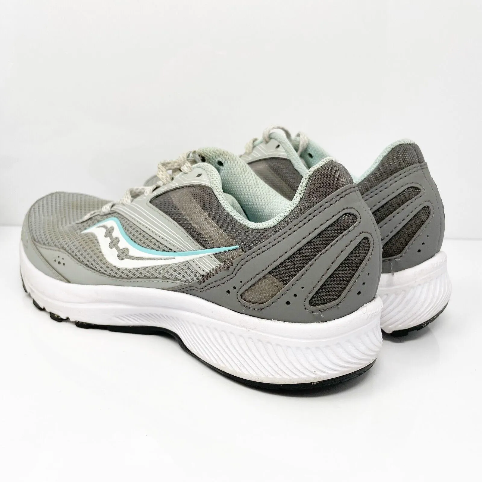 Saucony Womens Cohesion 15 Plush S10704-1 Gray Running Shoes Sneakers Size 8 W