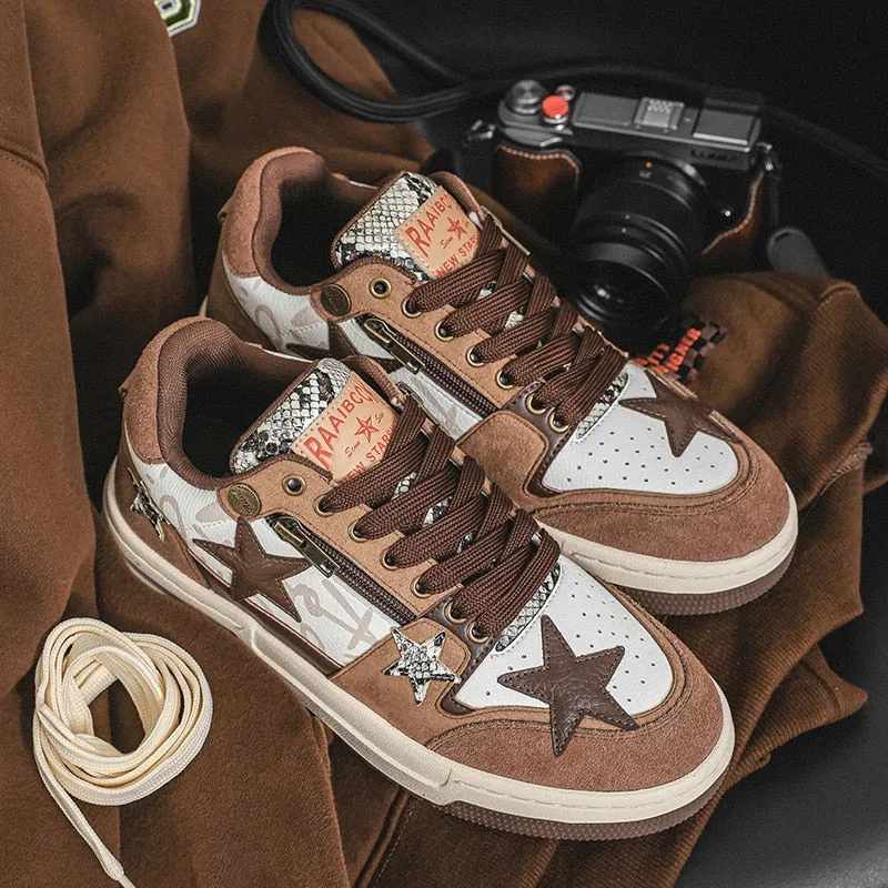 Star Eli1 Skate Sneakers - Brown