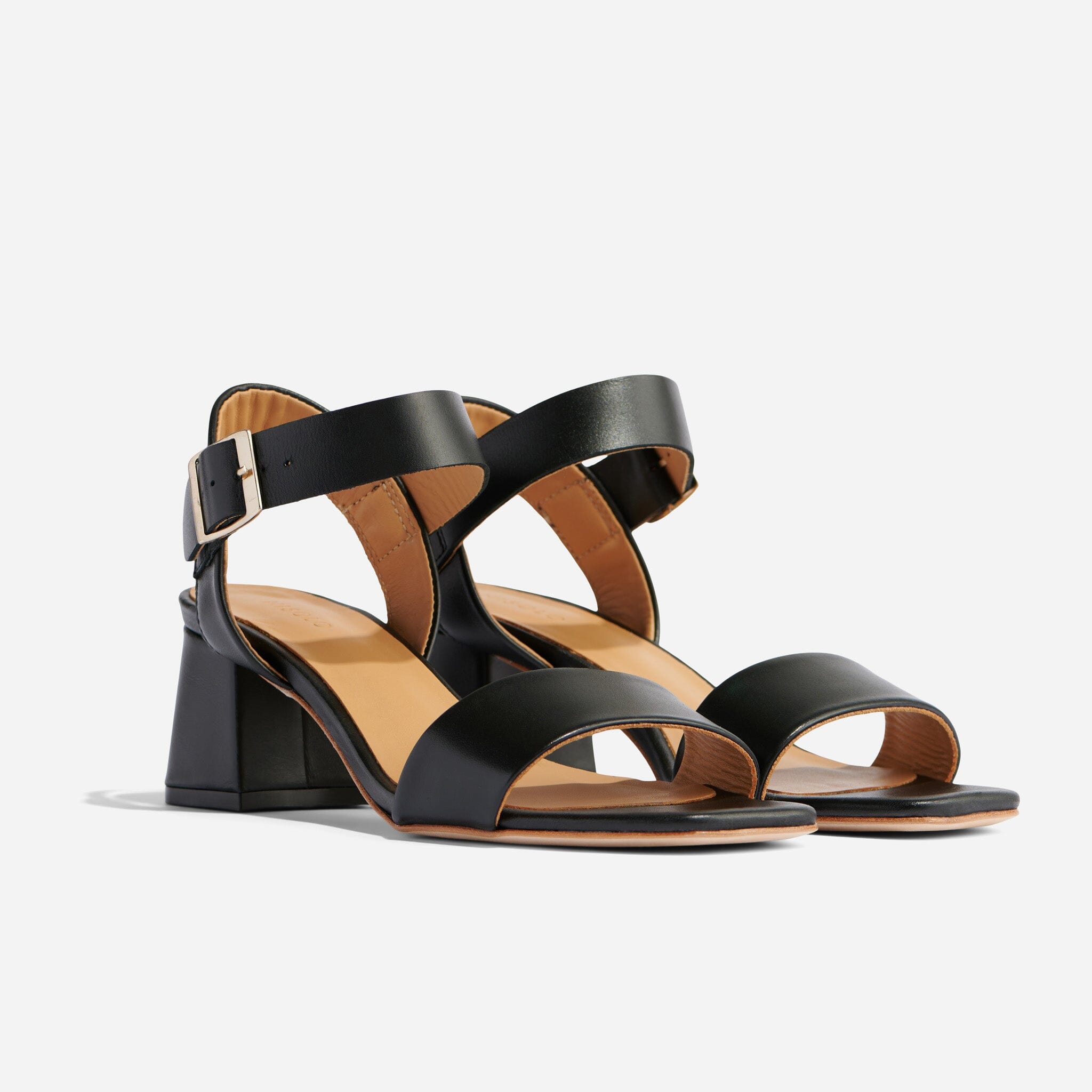 Stella Go-To Block Heel Sandal Black