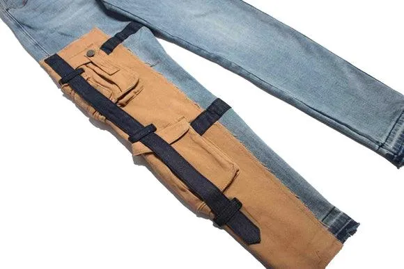 Straps Cargo Jeans