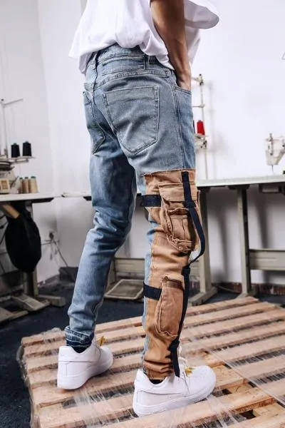 Straps Cargo Jeans