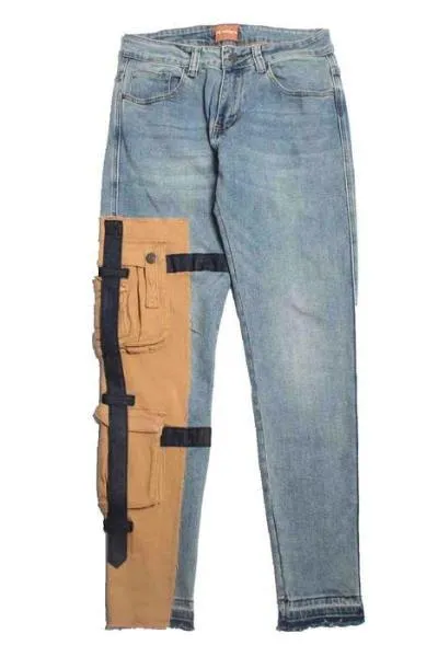 Straps Cargo Jeans