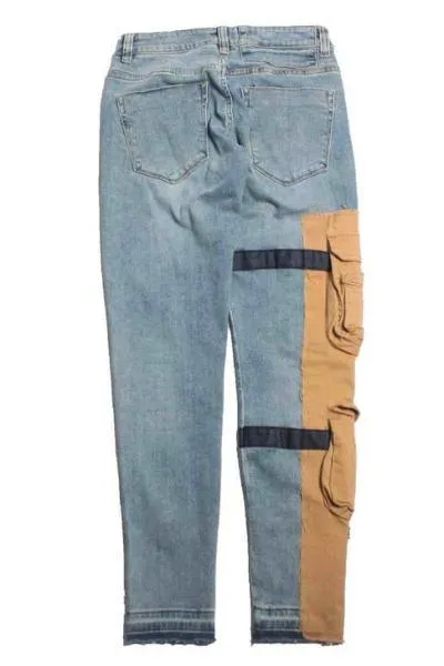 Straps Cargo Jeans