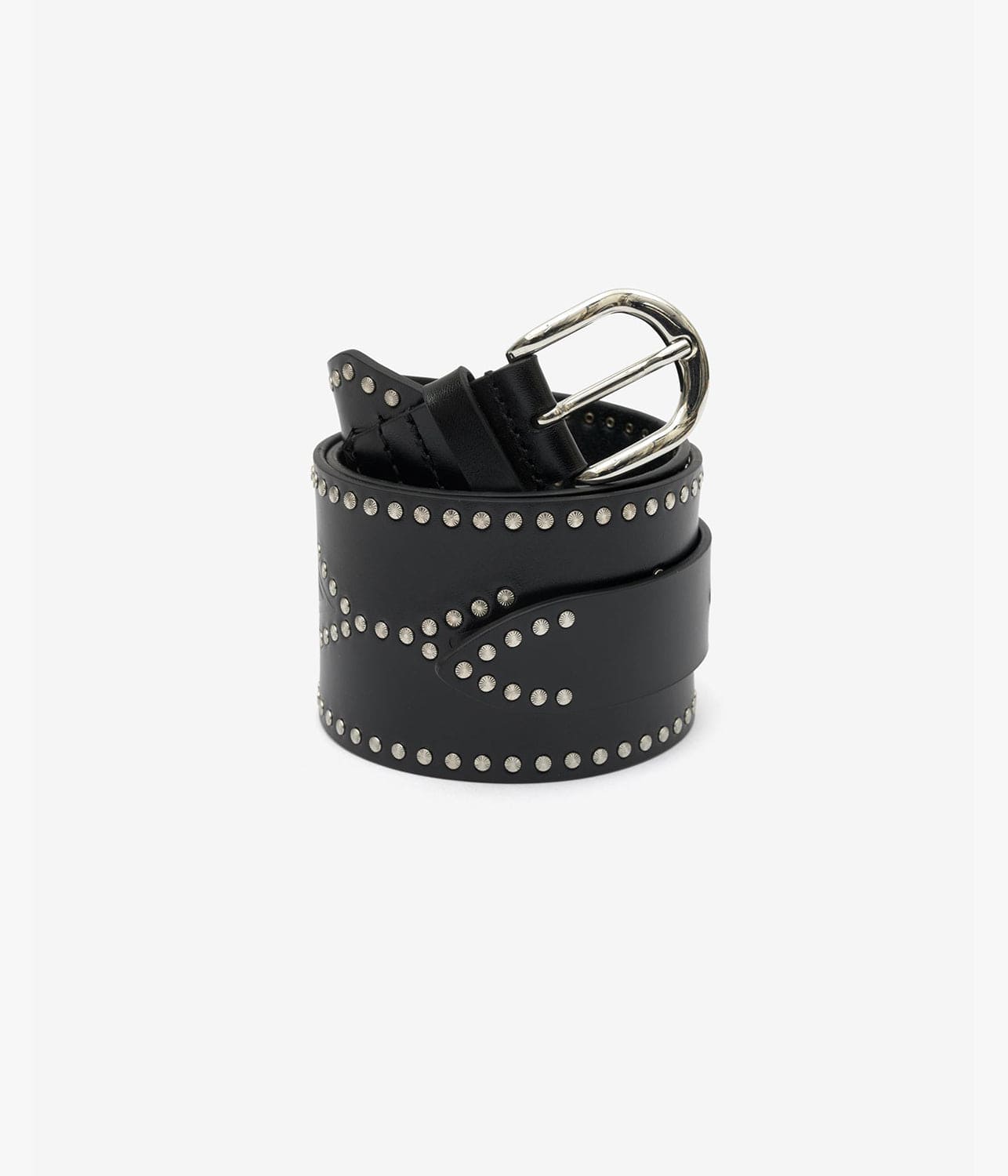 TELMA BELT-BLACK SILVER