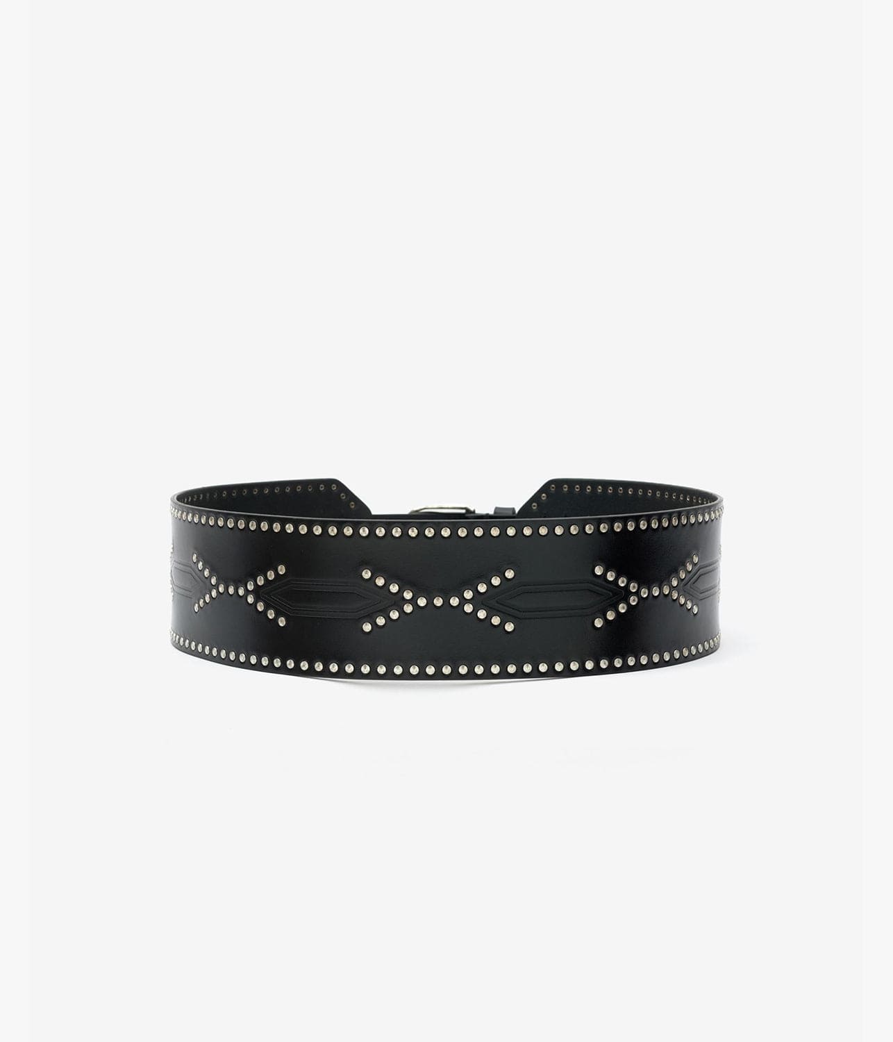 TELMA BELT-BLACK SILVER