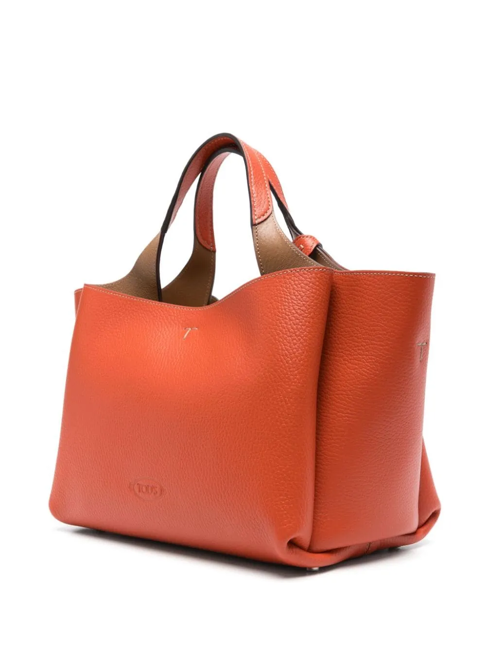 Tod's    Tod's T Timeless Mini Leather Tote Bag