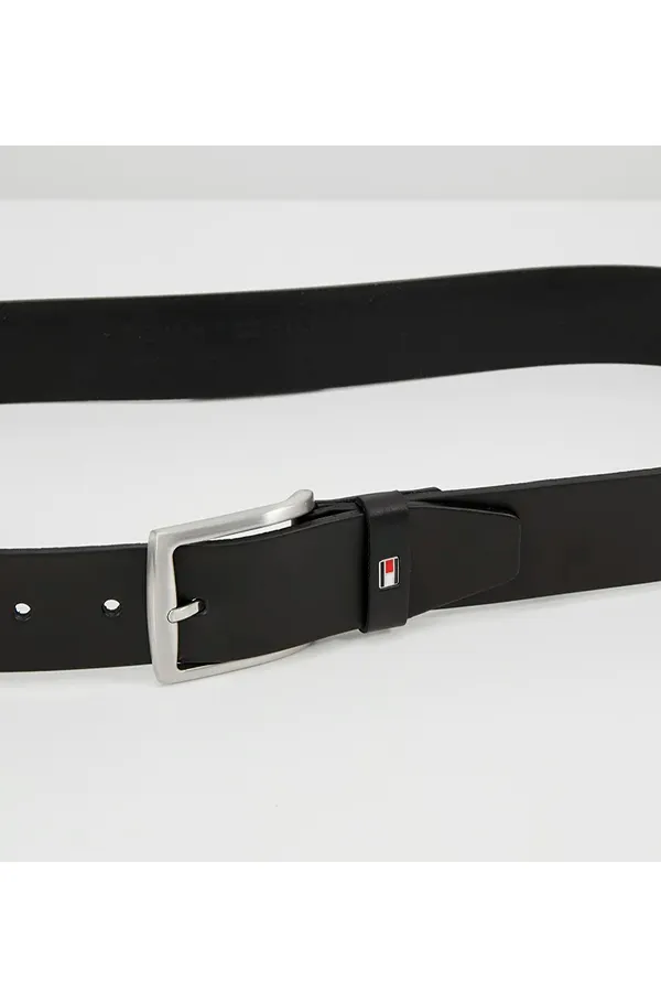 Tommy Hilfiger Denton Flag Belt 4.0 Black