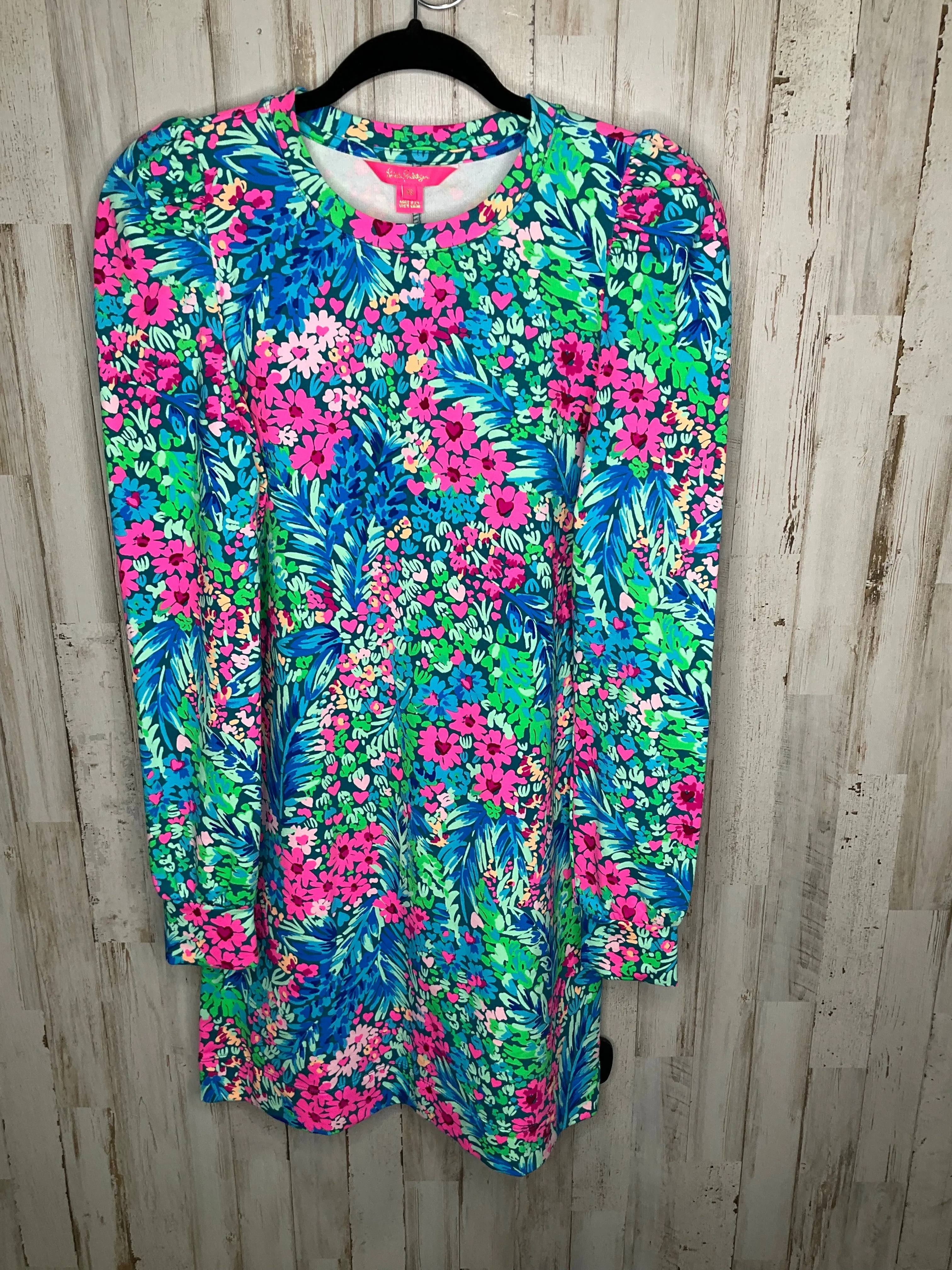 Top Long Sleeve By Lilly Pulitzer In Floral Print, Size: Xs