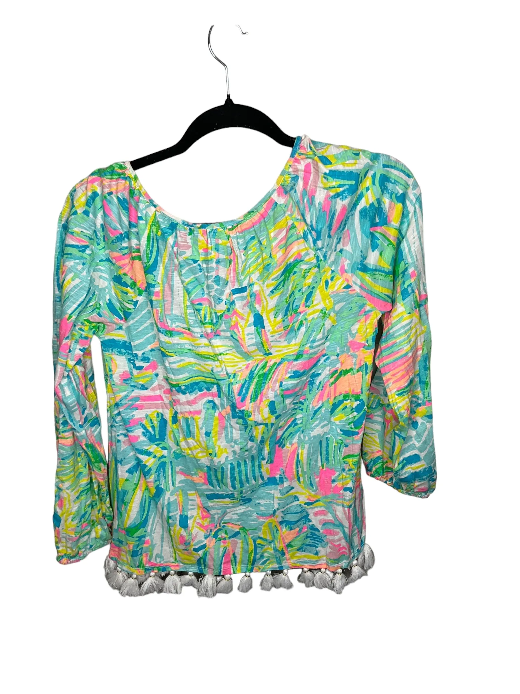 Top Long Sleeve By Lilly Pulitzer In Multi-colored, Size: Xs