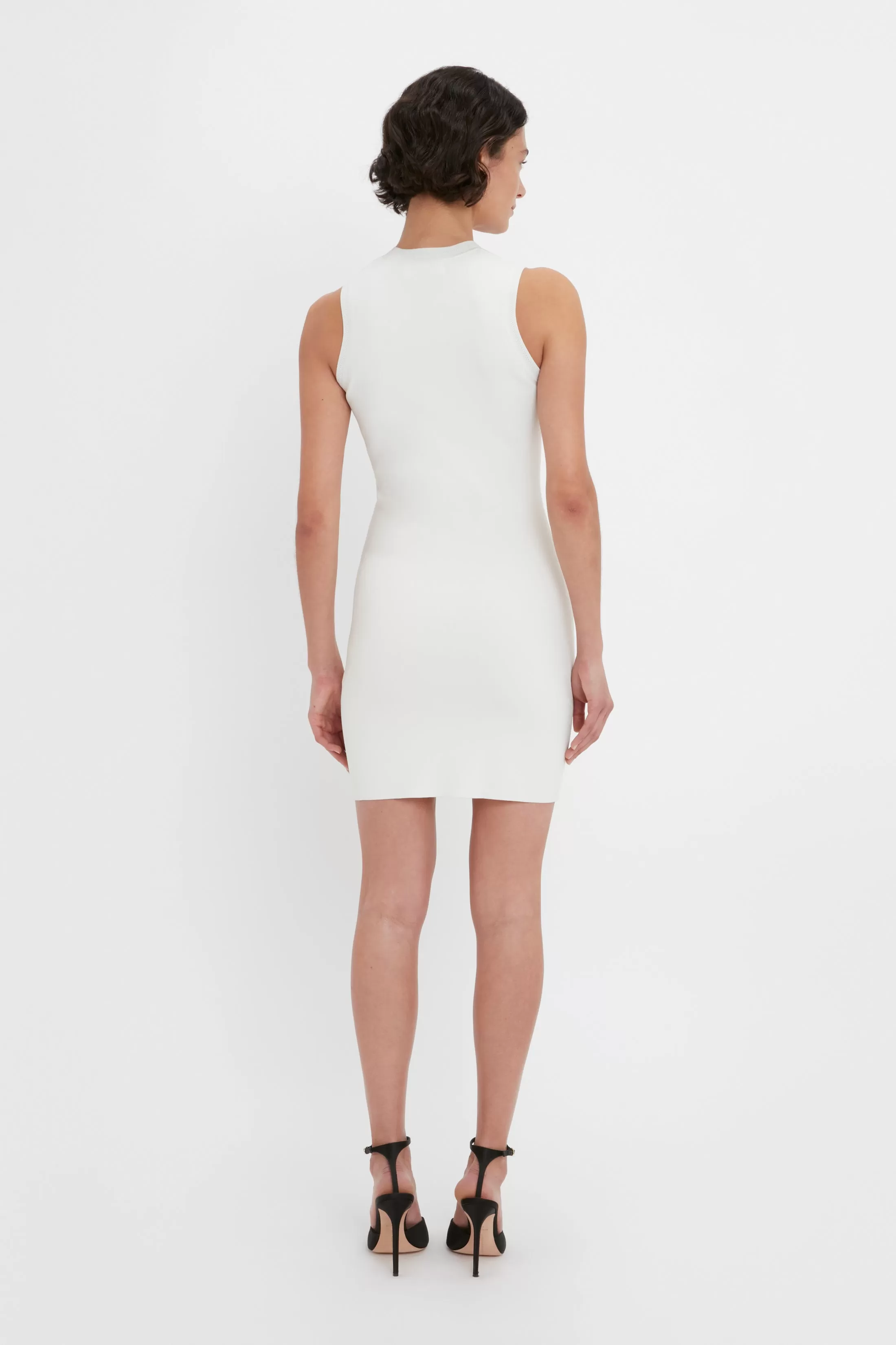 VB Body Mini Dress In White