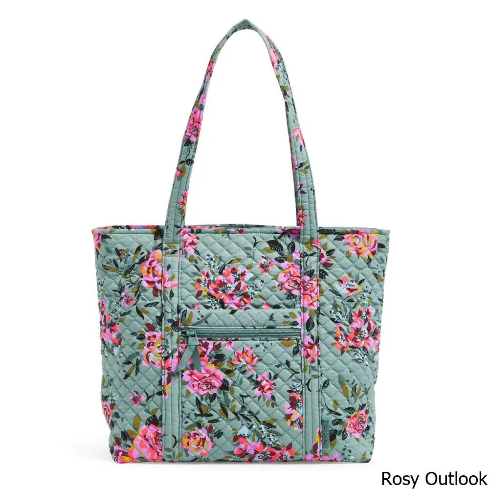 Vera Bradley Recycled Cotton Large Vera Tote Bag