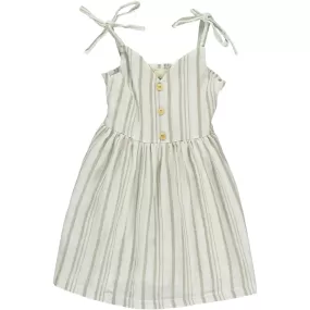 Vignette Penny Dress - Tan Stripe