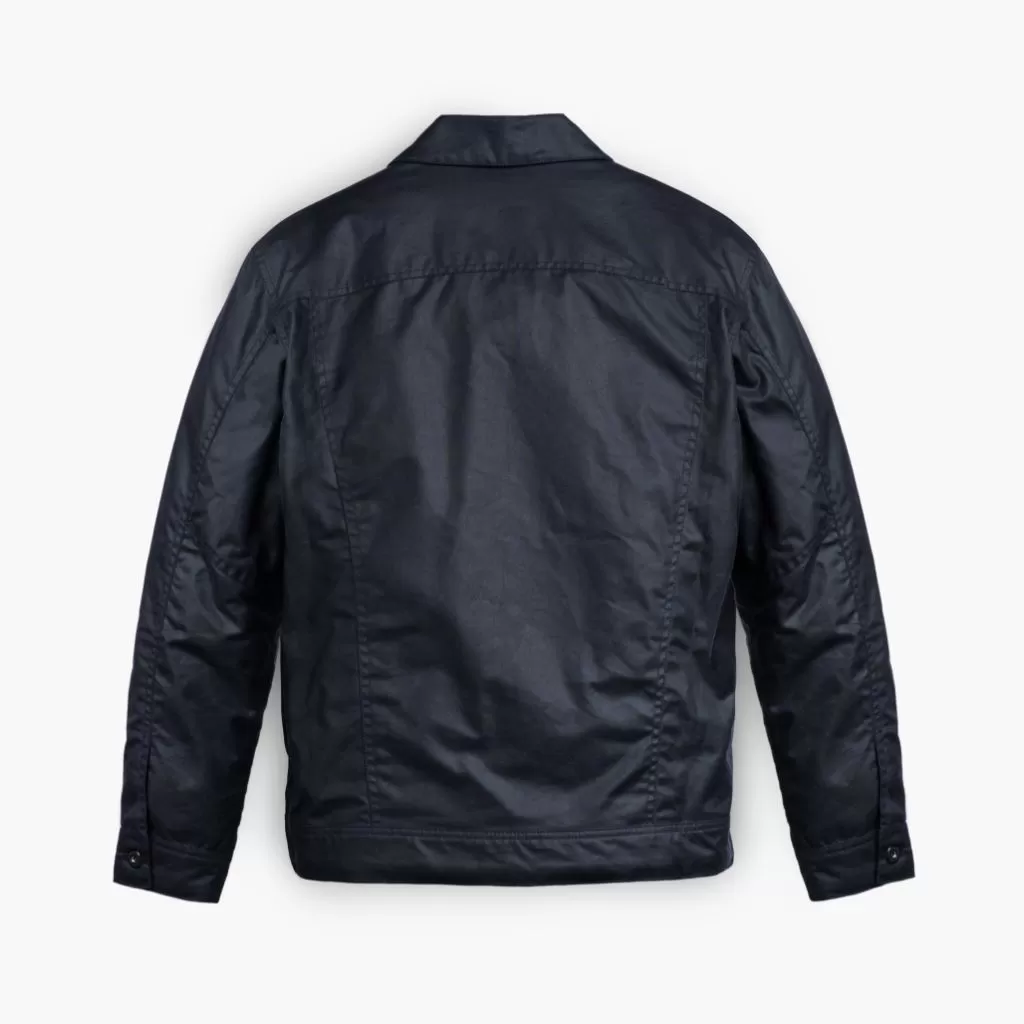 Waxed Canvas Field Jacket | Navy